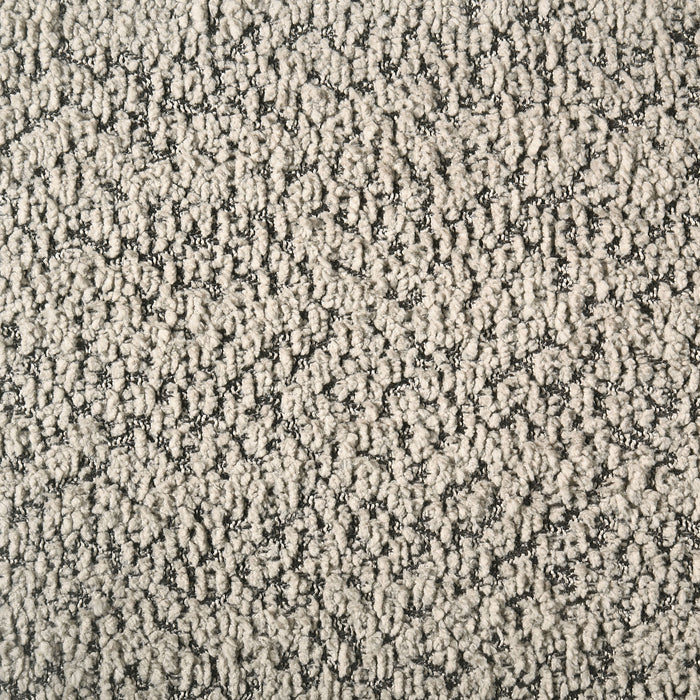 Dorset Fabric Upholstered Round Track Arm Accent Chair Brown