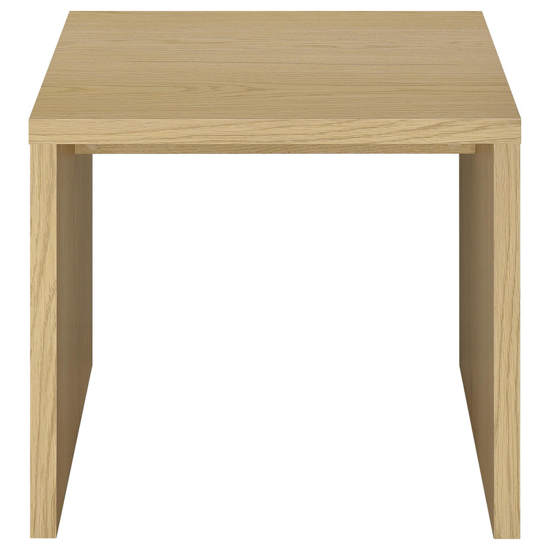 Canoga 2-piece Lift Top Cocktail Coffee Table Set Light Oak
