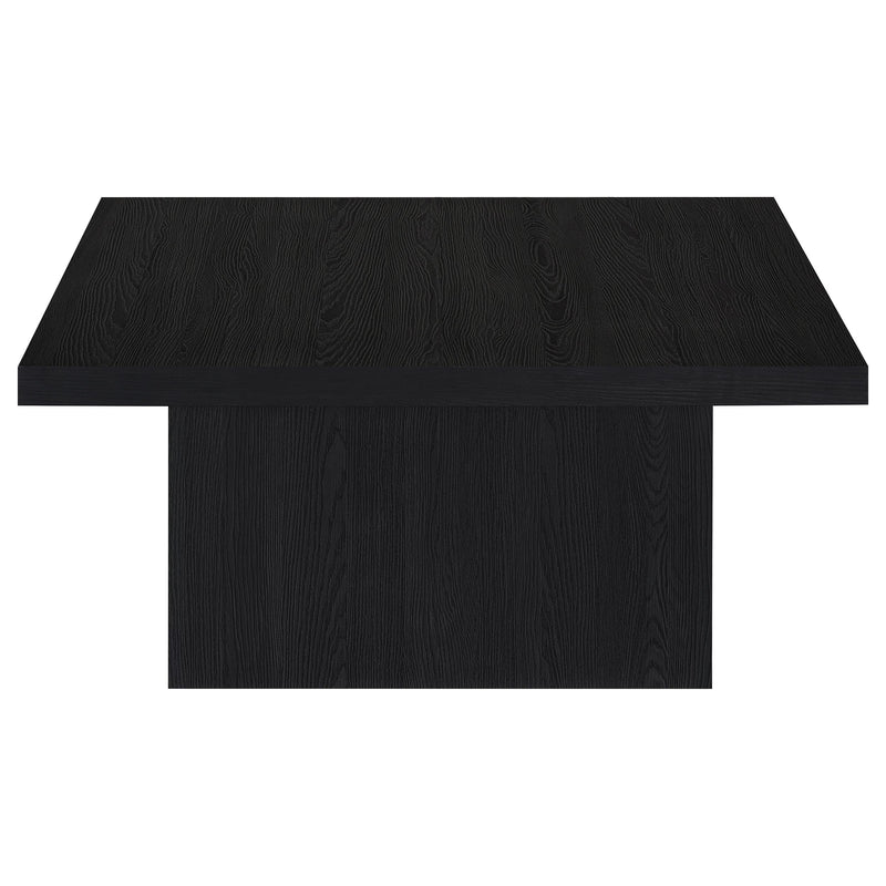 Devar 3-piece Square Cocktail Coffee End Table Set Black