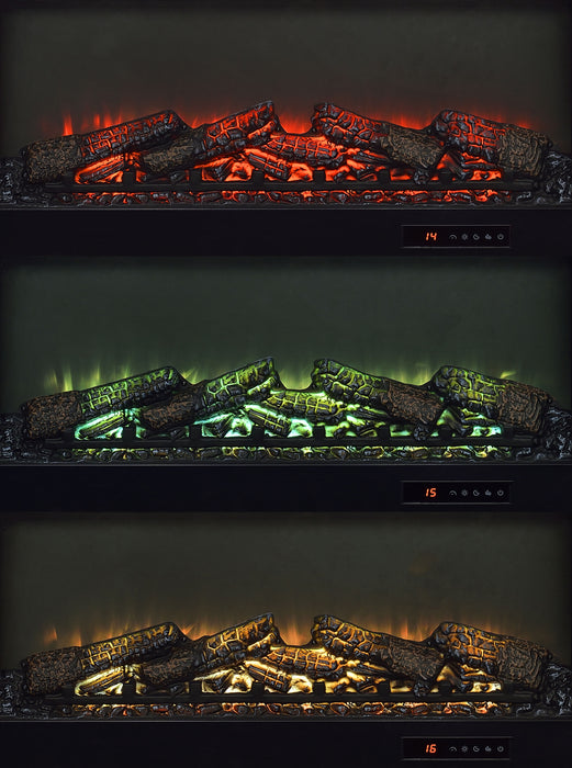 Fuller 60-inch 2-door TV Stand Fireplace Media Console Mango