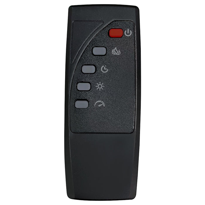 Enfield 71-inch TV Stand Fireplace Media Console Dark Pine