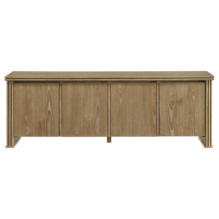 Adina 70-inch TV Stand Media Console Distressed Light Brown