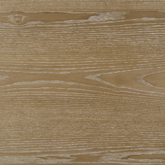 Adina Round Wood Side End Table Distressed Light Brown