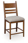 Greddinton Upholstered Barstool (2/CN)