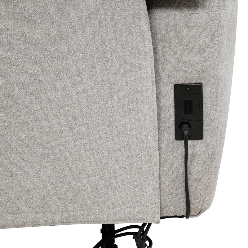 Sylmar 2-piece Chenille Power Reclining Sofa Set Dove Grey