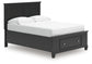 Lanolee Full Panel Storage Bed