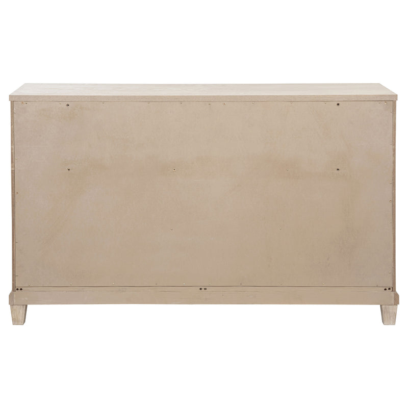 Pembroke 6-drawer Bedroom Dresser Cabinet Washed Oak