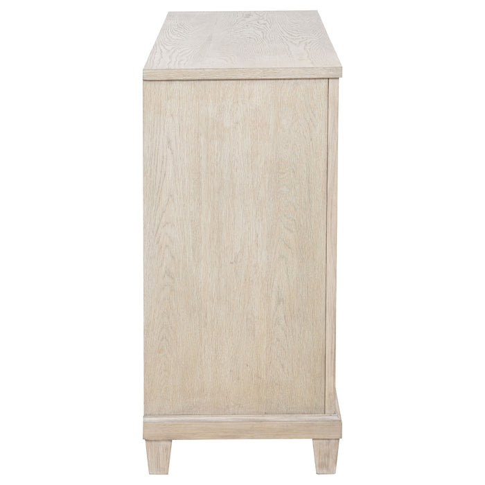Pembroke 6-drawer Bedroom Dresser Cabinet Washed Oak