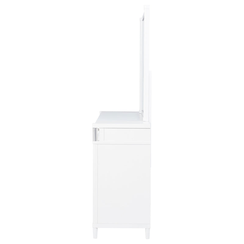 Gracemont 8-drawer Bedroom Dresser with Mirror White
