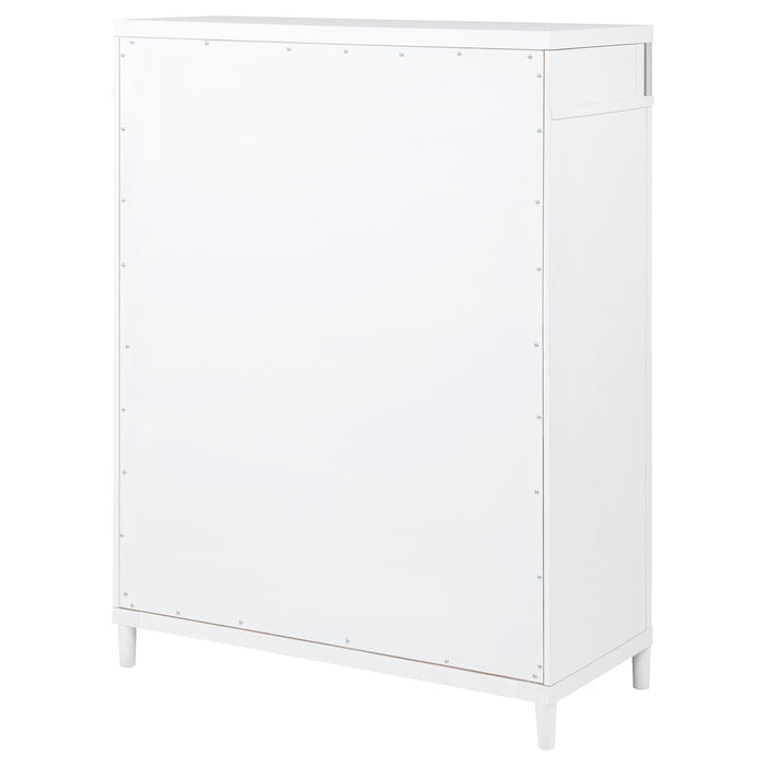 Gracemont 5-drawer Bedroom Chest of Drawers White