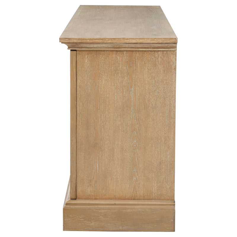 Brockway 4-door Dining Sideboard Buffet Cabinet Barley Brown