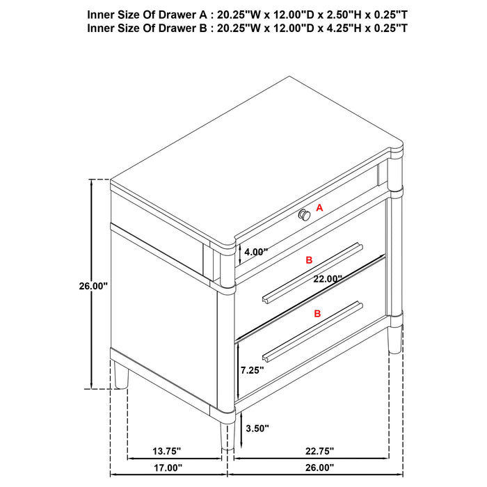 Gracemont 5-piece Eastern King Bedroom Set White