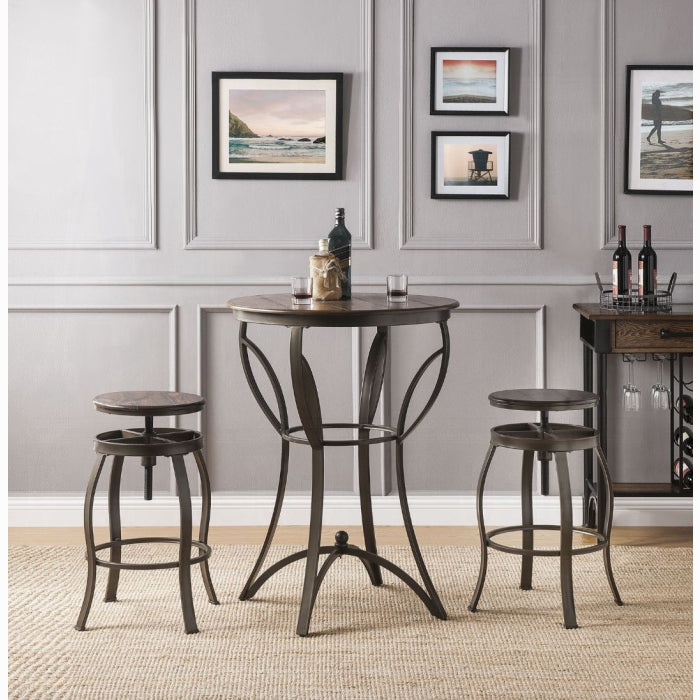 Gavino 3PC Bar Table Set