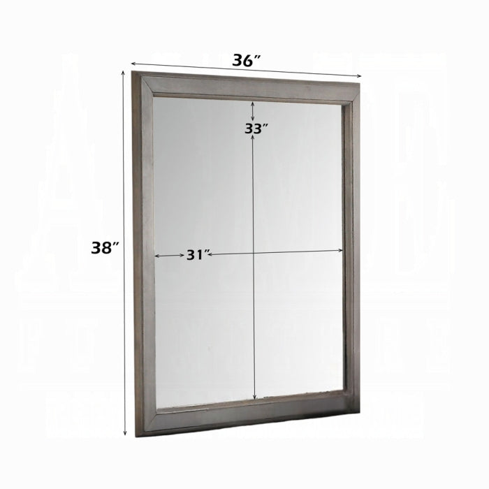 Louis Philippe III Gray Mirror