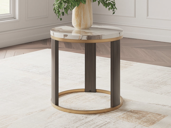 Jazmore Round End Table
