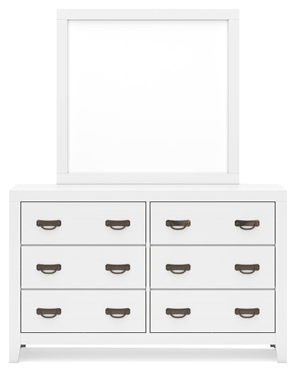 Binterglen Full Panel Bed, Dresser, Mirror, Chest and Nightstand