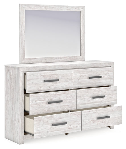 Cayboni Full Panel Bed, Dresser, Mirror, Chest and Nightstand