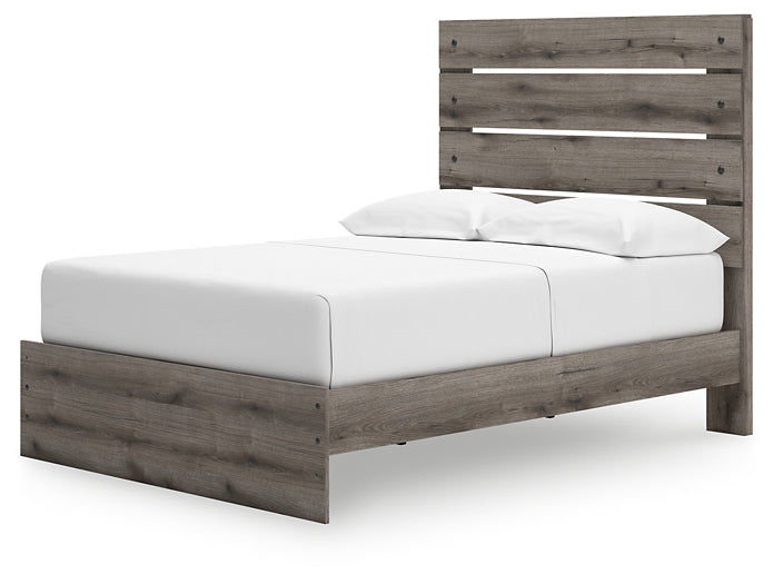 Graystorm Full Panel Storage Bed, Dresser and Mirror