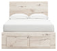 Lawroy Full Panel Storage Bed with Mirrored Dresser