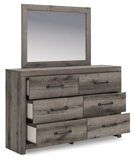 Graystorm Full Panel Bed, Dresser and Mirror