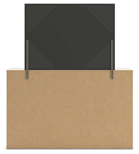 Lawroy King Panel Bed with Storage, Dresser, Mirror, Chest and Nightstand