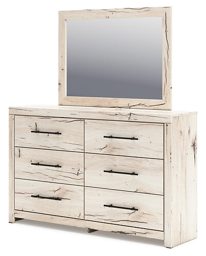 Lawroy King Panel Headboard, Dresser, Mirror and Nightstand