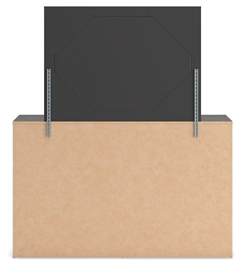 Hollivern Full Panel Storage Bed, Dresser, Mirror and Nightstand