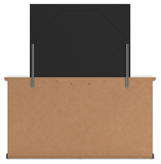 Maribel King Panel Bed, Dresser and Mirror