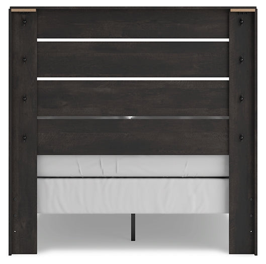 Hollivern Full Panel Bed, Dresser and Mirror
