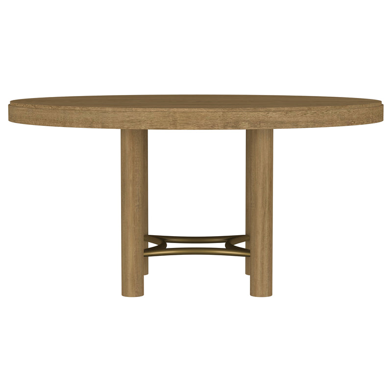 Arini 5-piece Round Dining Table Set Sand Wash and Black