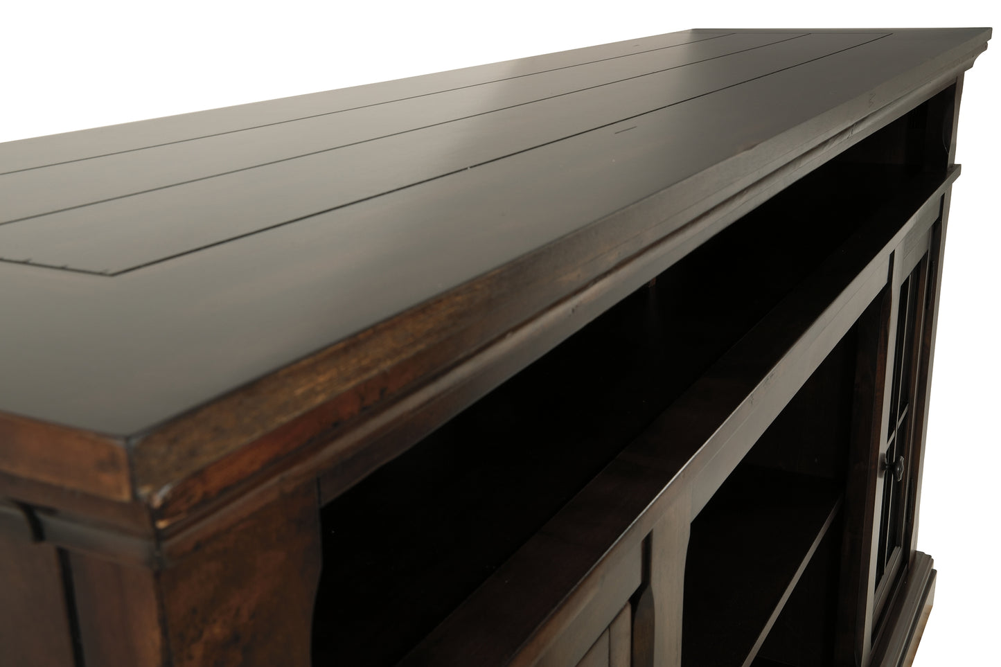 Mueble de TV Roddinton de 72" con chimenea eléctrica