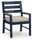 East Beach Arm Chair With Cushion (2/CN)