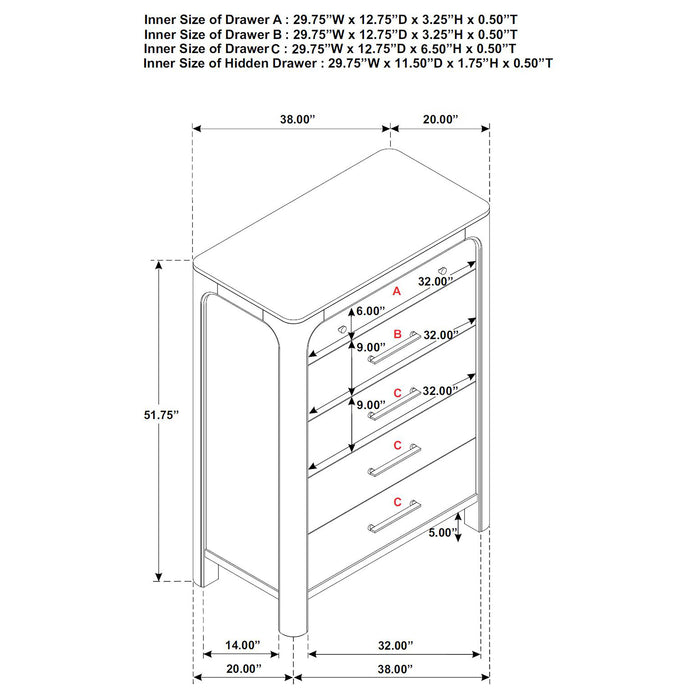 Solano 5-piece Eastern King Bedroom Set Weathered Mango