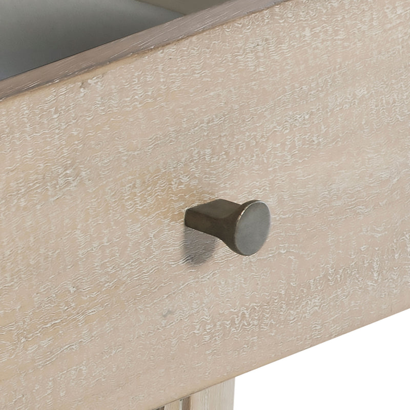 Solano 1-drawer Nightstand Bedside Table Weathered Mango