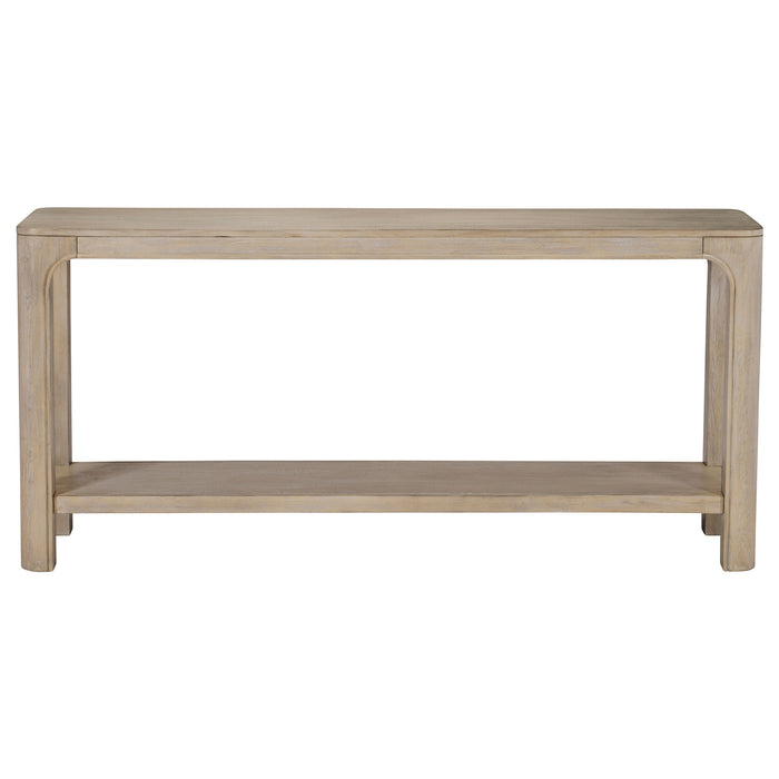 Solano 64-inch Entryway Console Sofa Table Weathered Mango