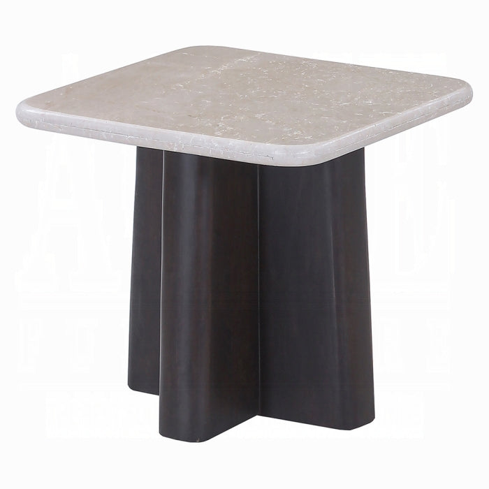 Jacory End Table w/Bottocino Marble Top