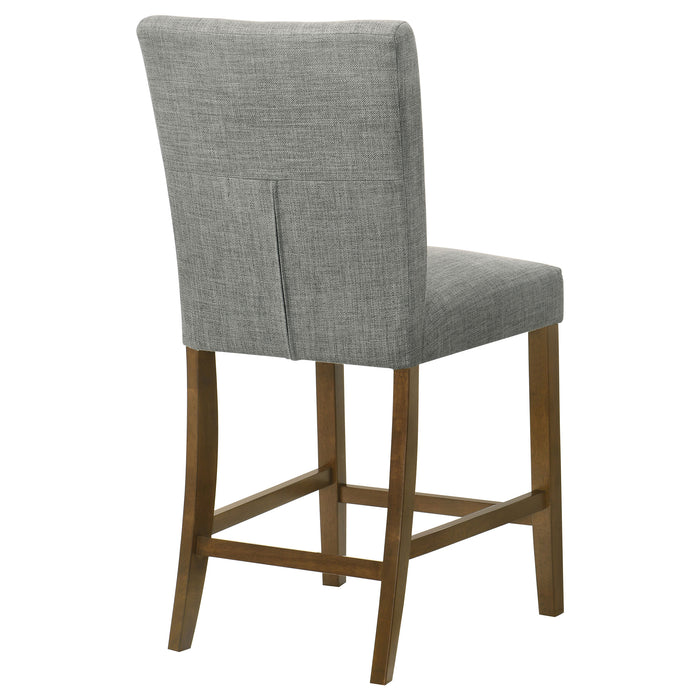 Paxton Upholstered Counter Height Dining Chair Grey (Set of 2)