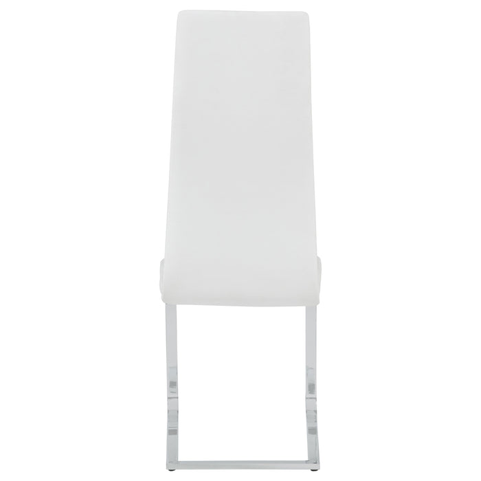 Montclair Upholstered Dining Side Chair White (Set of 4)