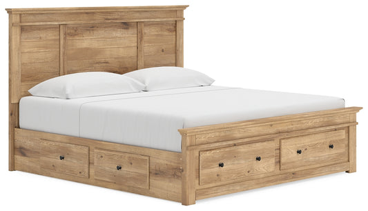Makidern King Panel Storage Bed