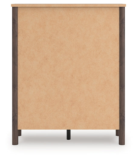 Pamytta Twin Upholstered Panel Platform Bed, Dresser, Mirror, Chest and Nightstand