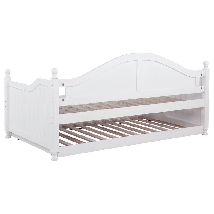 Julie Ann Wood Twin Daybed with Trundle White