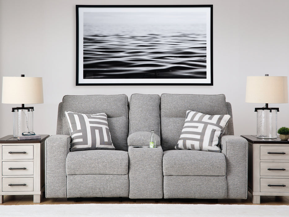 Sofá de dos plazas Biscoe PWR REC/CON/ADJ HDRST