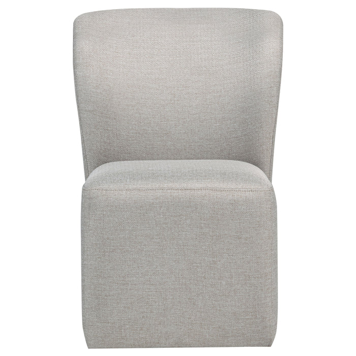 Jaelynn Upholstered Parsons Dining Side Chair Beige (Set of 2)