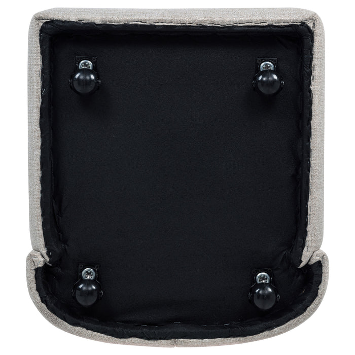 Jaelynn Upholstered Parsons Dining Side Chair Beige (Set of 2)