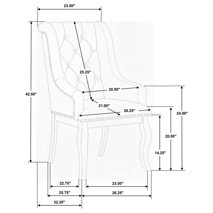 Phelps 9-piece Rectangular Dining Table Set Distressed Noir