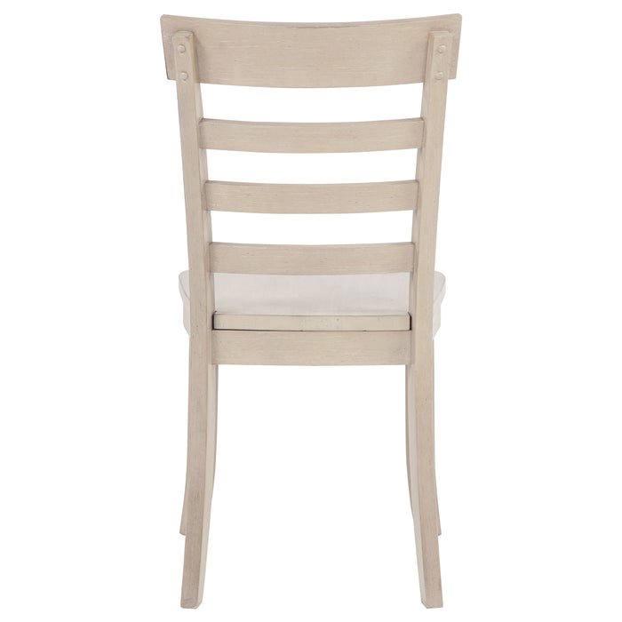 Orrison Ladder Back Dining Side Chair Linen (Set of 2)