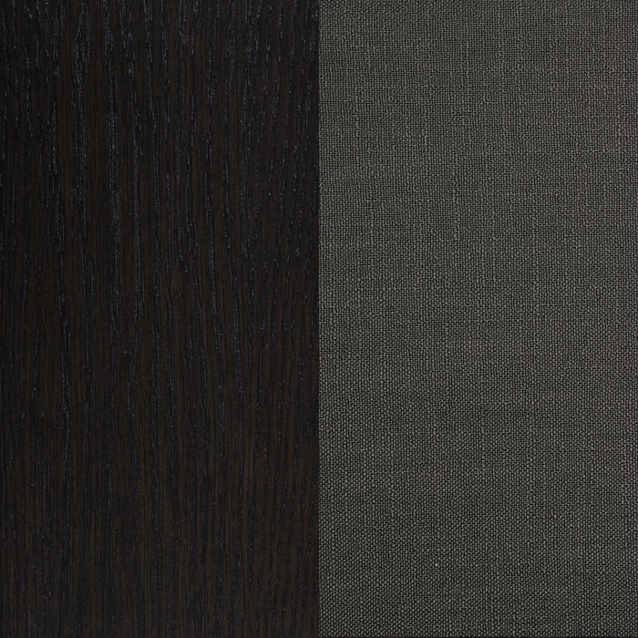 Berning Fabric Upholstered Parson Side Chair Charcoal Grey (Set of 2)