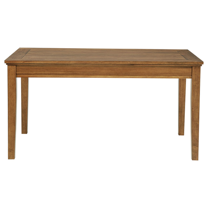 Atwood 5-piece Rectangular Wood Dining Set Warm Brown