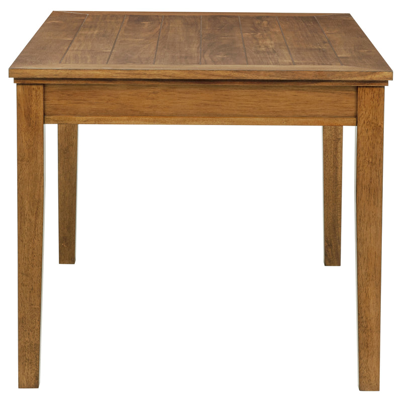Atwood 5-piece Rectangular Wood Dining Set Warm Brown