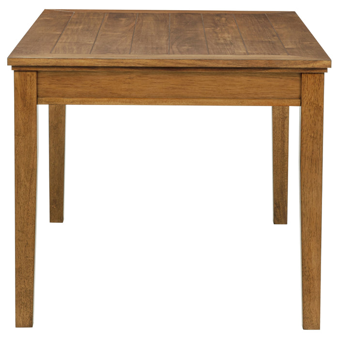 Atwood 5-piece Rectangular Wood Dining Set Warm Brown
